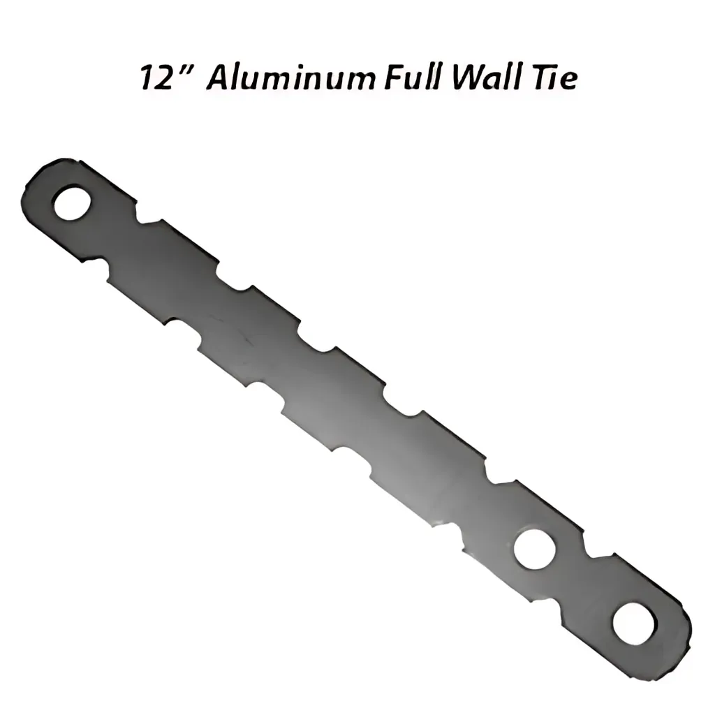 12" FULL WALL TIE - 100 PER BUNDLE. USE WITH PINS AND WEDGES TO CONNECT THE FORMS.