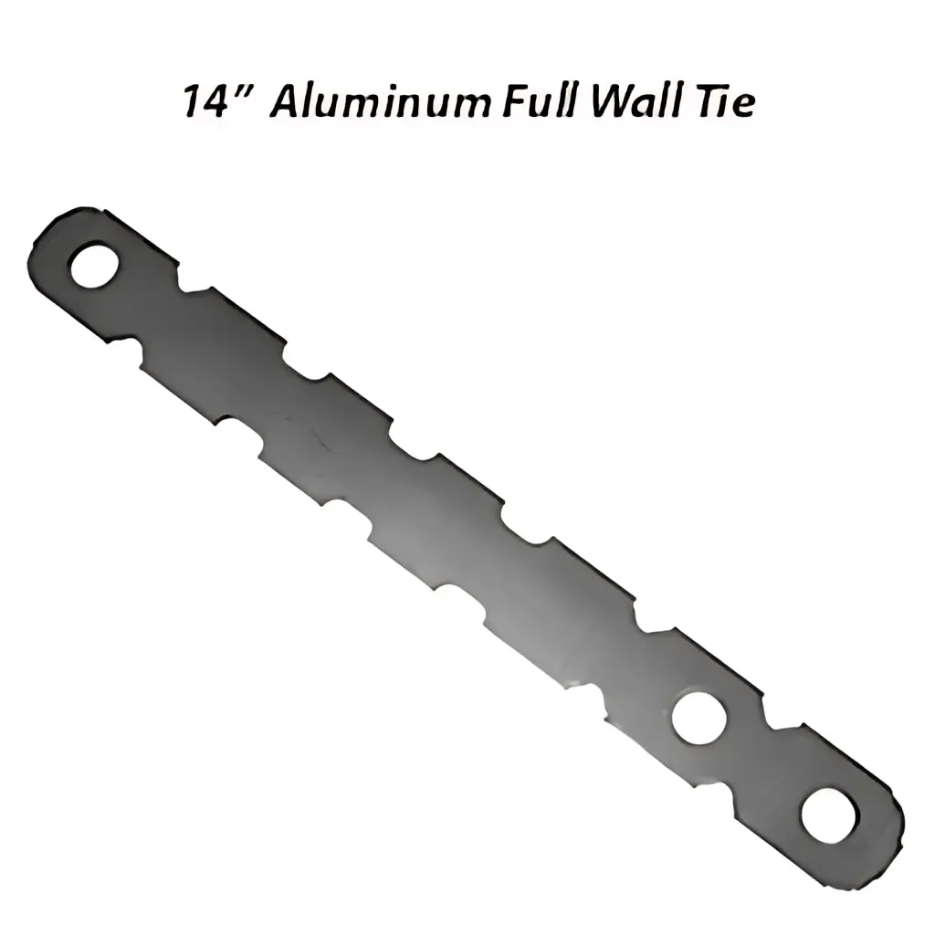 14" FULL WALL TIE - 50 PER BUNDLE. USE WITH PINS AND WEDGES TO CONNECT THE FORMS.