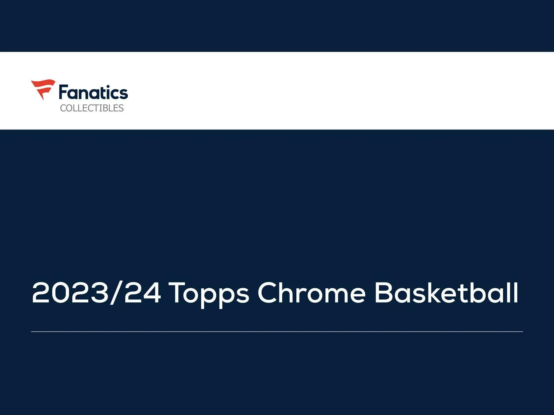 2023-24 Topps Chrome Basketball Monster Mega Box
