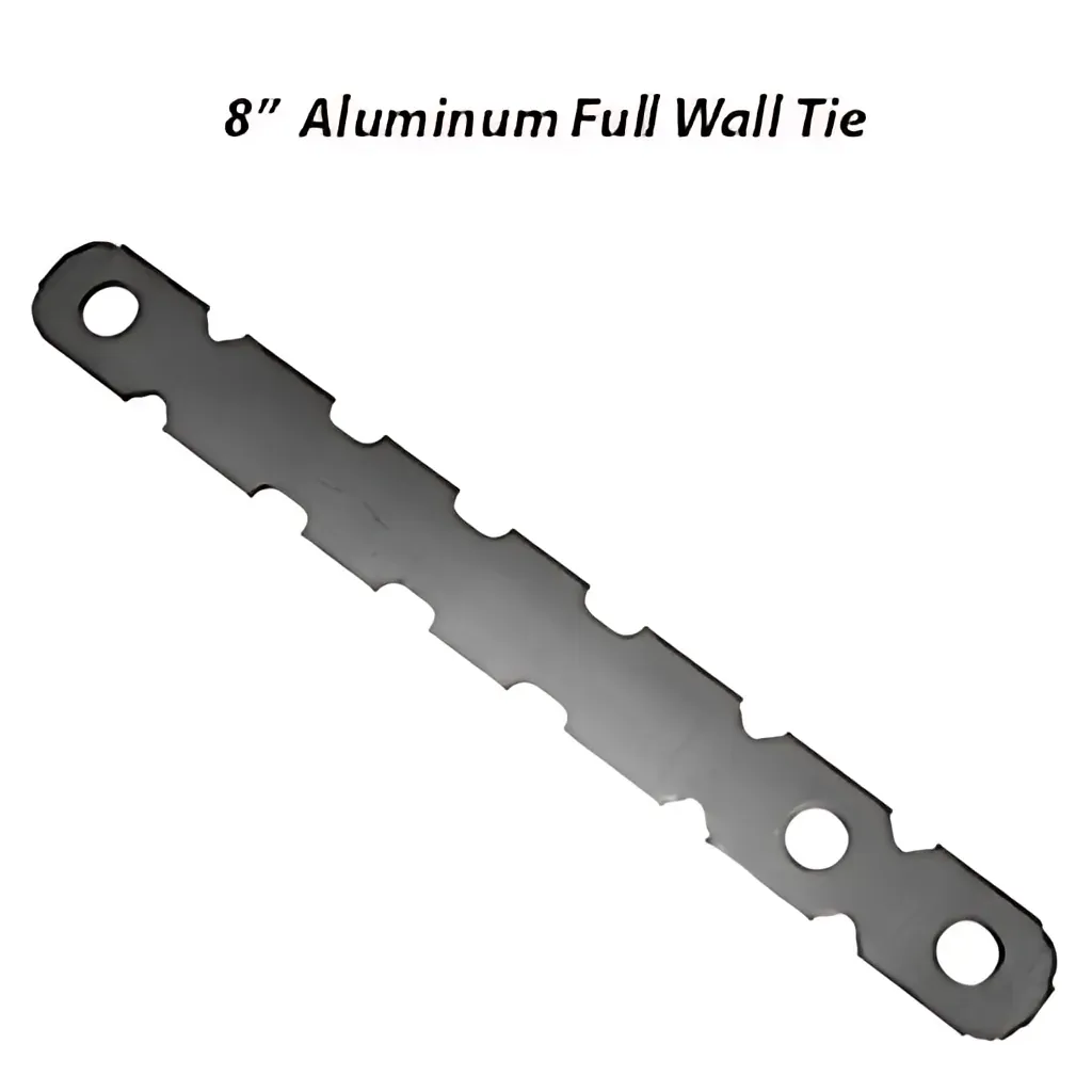 8" FULL WALL TIE - 100 PER BUNDLE