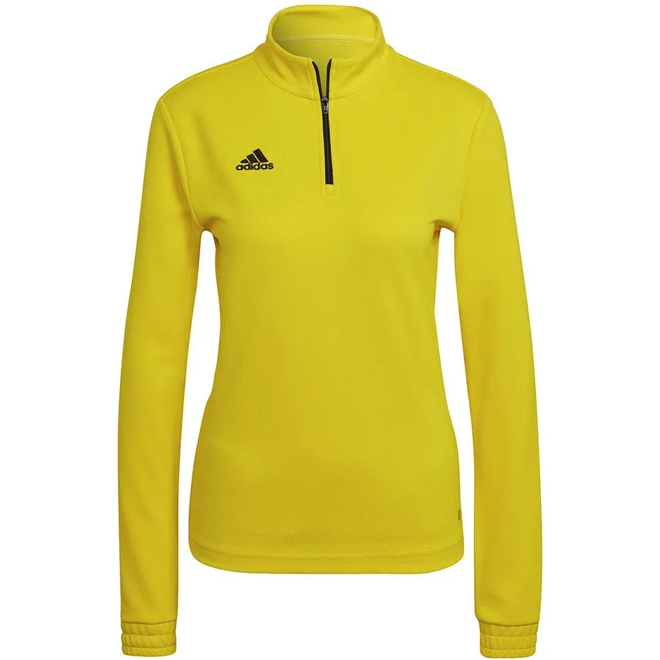 Adidas Entrada 22 Top Training Sweatshirt Yellow Hi2130 S