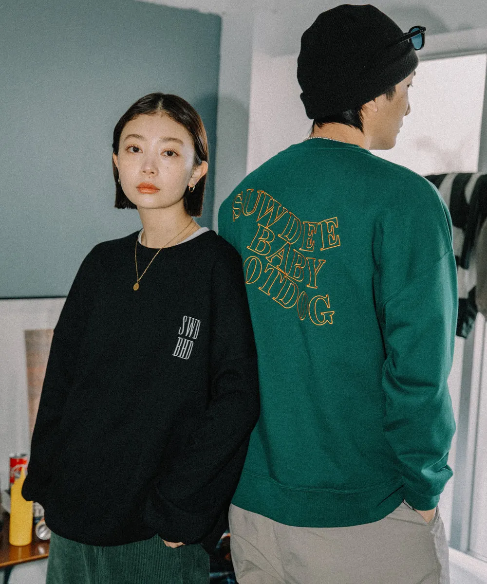 【BABY hotdog cafe collaboration】embroidery sweat po