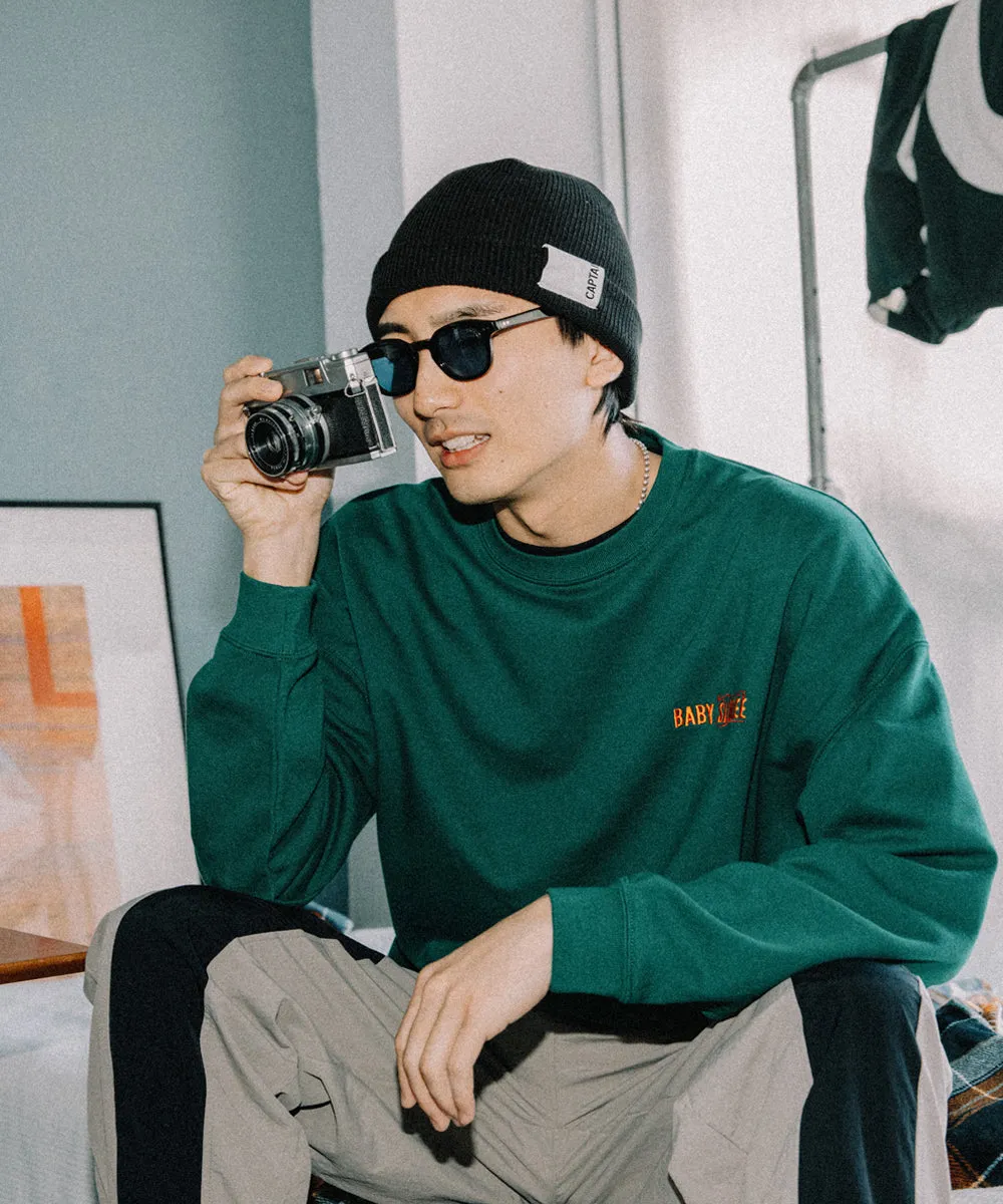 【BABY hotdog cafe collaboration】embroidery sweat po