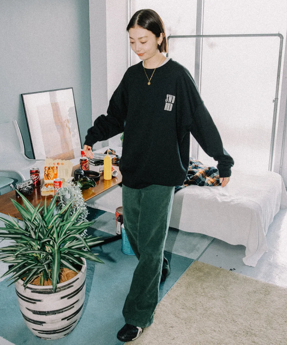 【BABY hotdog cafe collaboration】embroidery sweat po