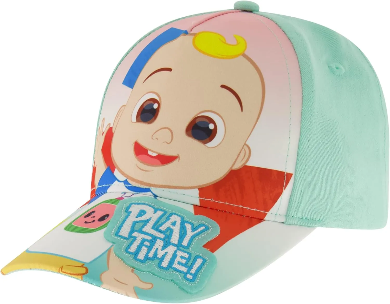 Boys' Cocomelon and Blippi Toddler Baseball Cap, Features Jj, Totom and Yoyo, Kids Hat for Ages 2-4