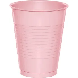 Bulk Classic Pink 16 oz Plastic Cups (240 per Case)
