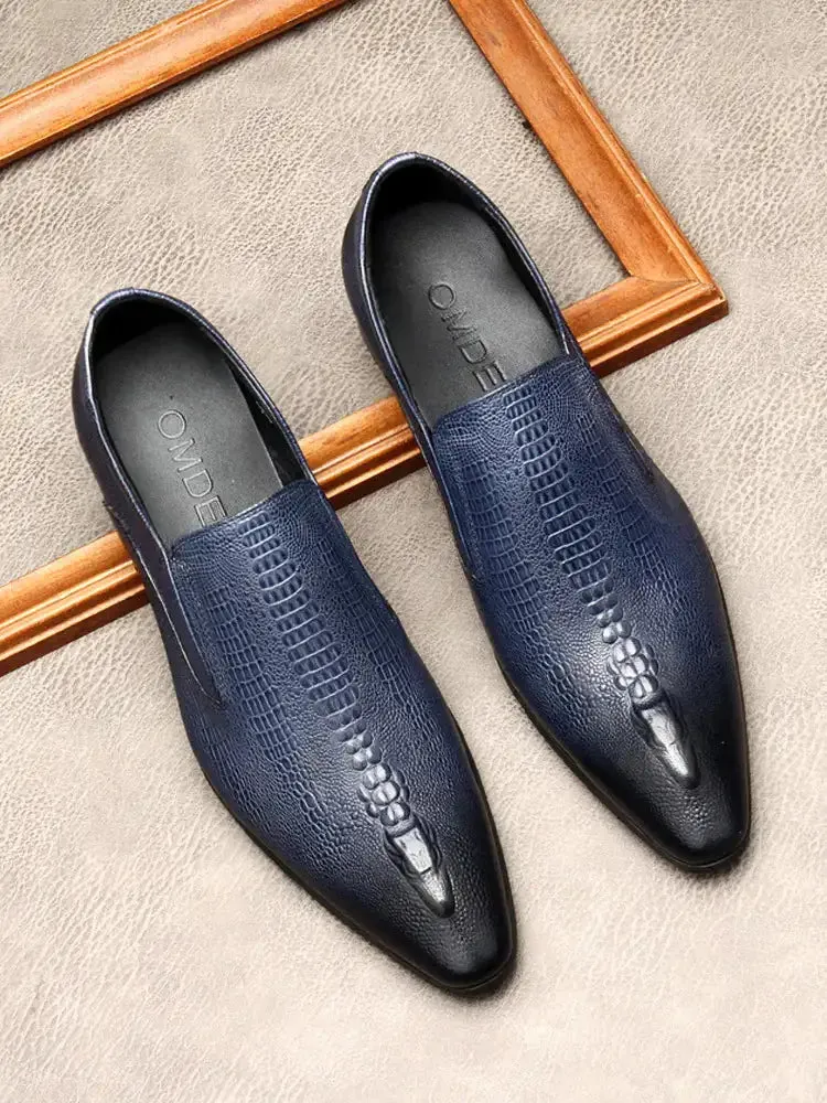Elegant Red Bottom Leather Shoes