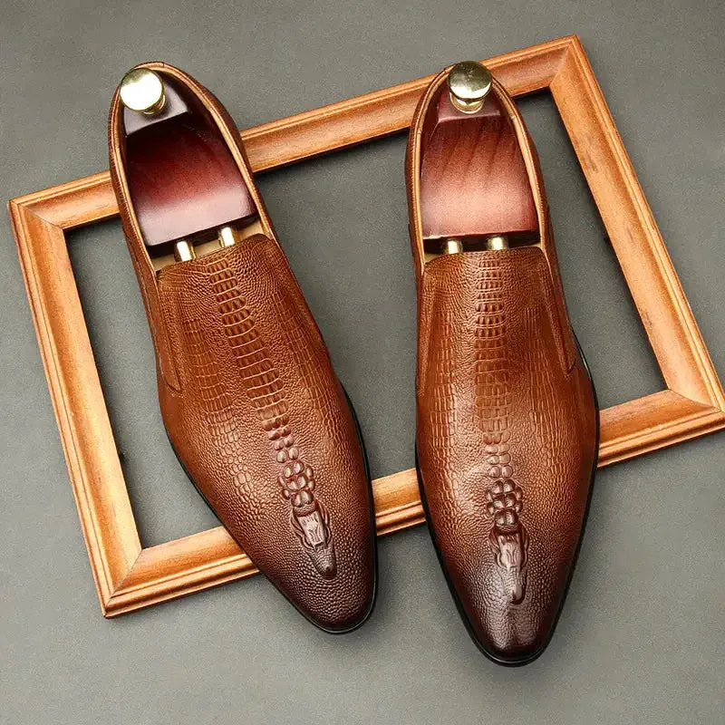 Elegant Red Bottom Leather Shoes