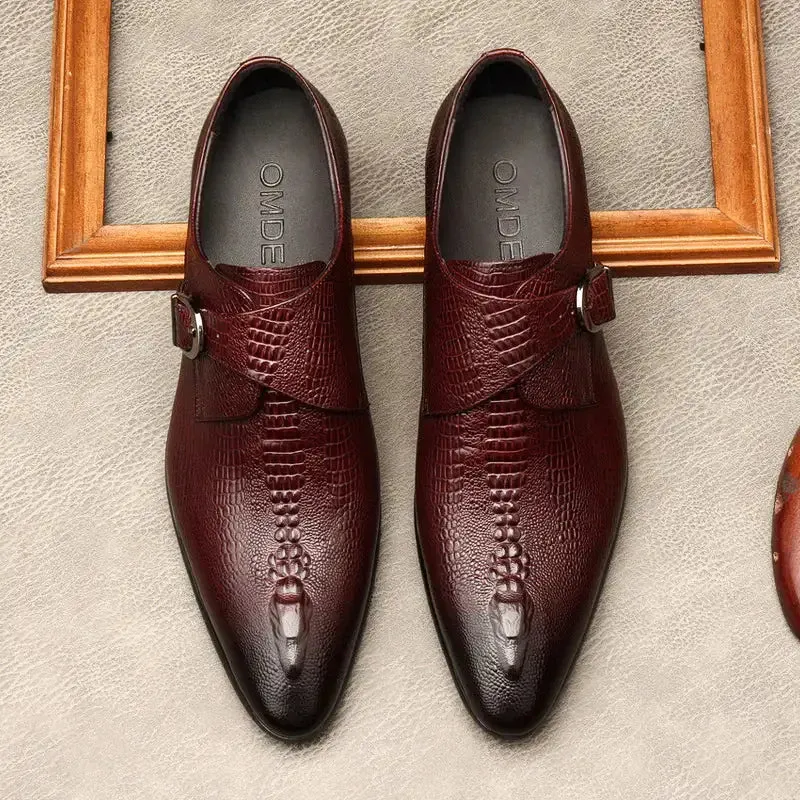 Elegant Red Bottom Leather Shoes