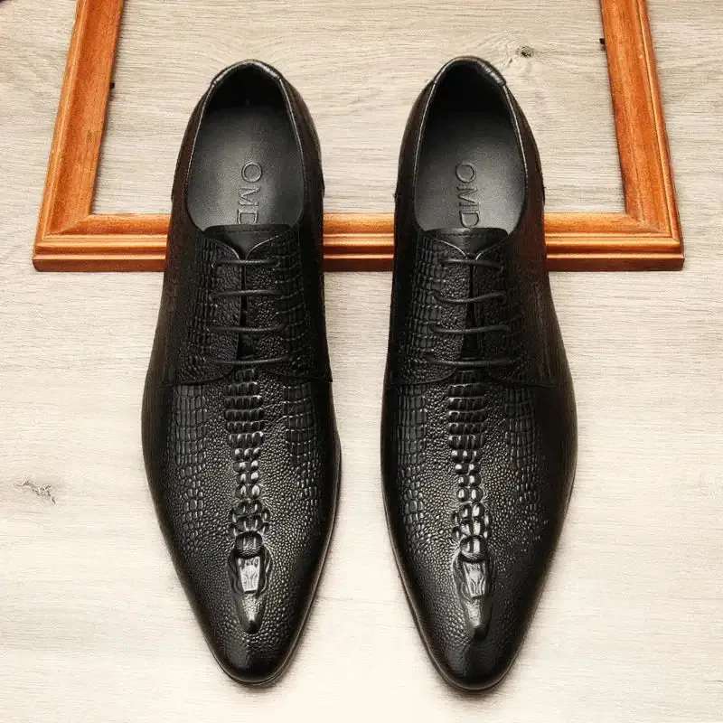 Elegant Red Bottom Leather Shoes