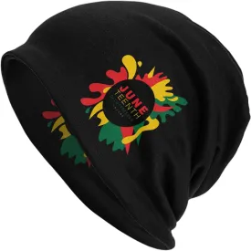 Happy Juneteenth Day Freedom 1865 Beanie Hat for Men Women Knit Warm Casual Hats Classic Winter Cap