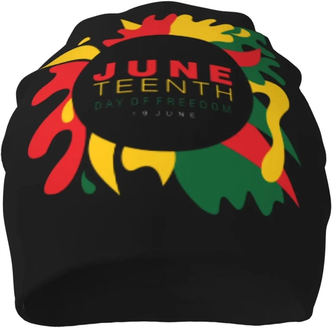Happy Juneteenth Day Freedom 1865 Beanie Hat for Men Women Knit Warm Casual Hats Classic Winter Cap