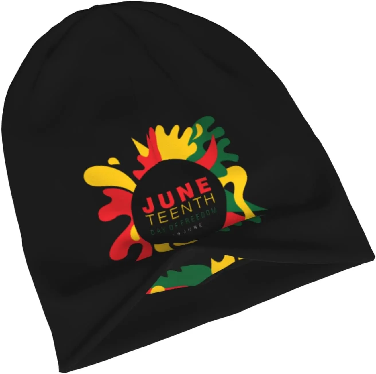 Happy Juneteenth Day Freedom 1865 Beanie Hat for Men Women Knit Warm Casual Hats Classic Winter Cap