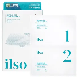 ILSO Natural Mild Clear Nose Pack Bio-Cellulose, 5 Sheets, 1 Pack - 🏆 #61 - Beauty - Best of December