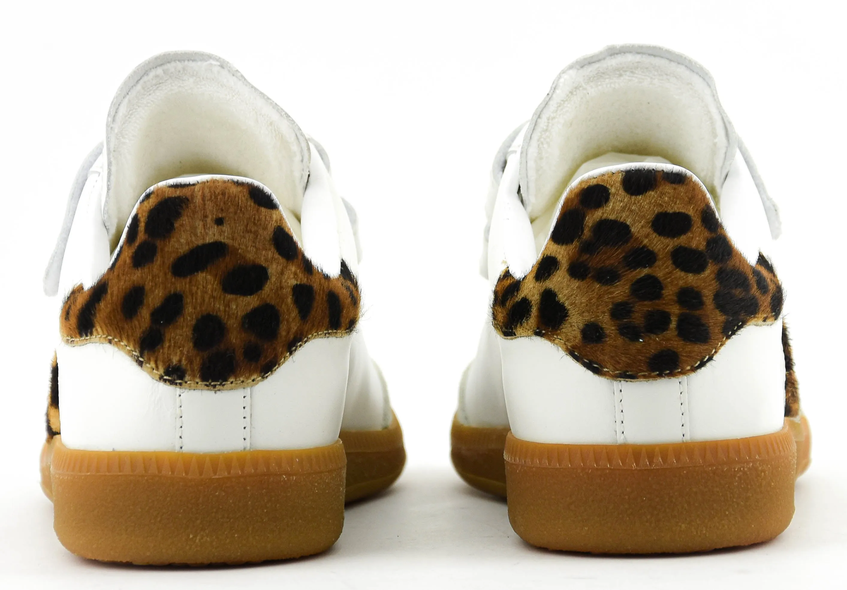 ISABEL MARANT BETH SNEAKER WHITE LEOPARD
