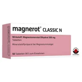 MAGNEROT CLASSIC N tablets 50 pc Magnesium orotate dihydrate