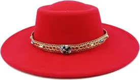 Men's Wide Brim Fedora Hat Classic Hat Solid Jazz Hat Travel Fedora Hat Spring Women's Hat