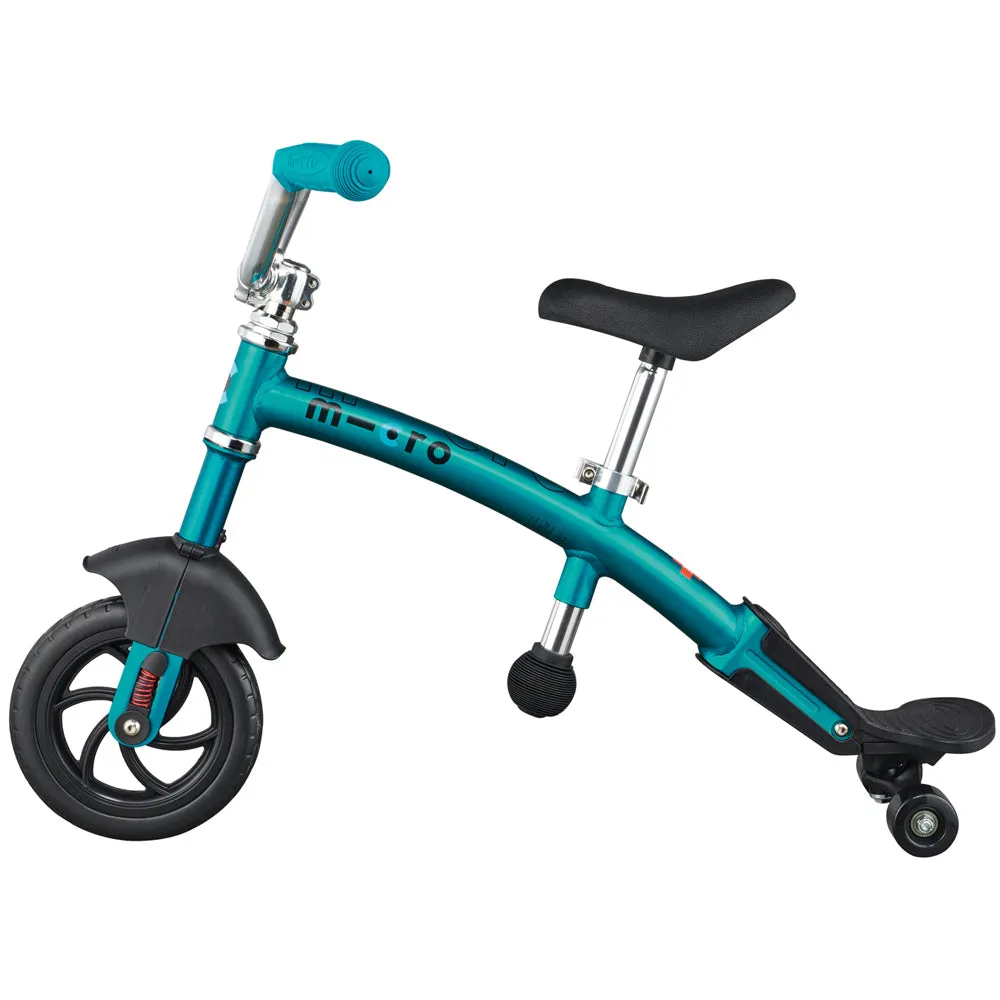 Micro Chopper 2IN1 Balance Bike Aqua *New