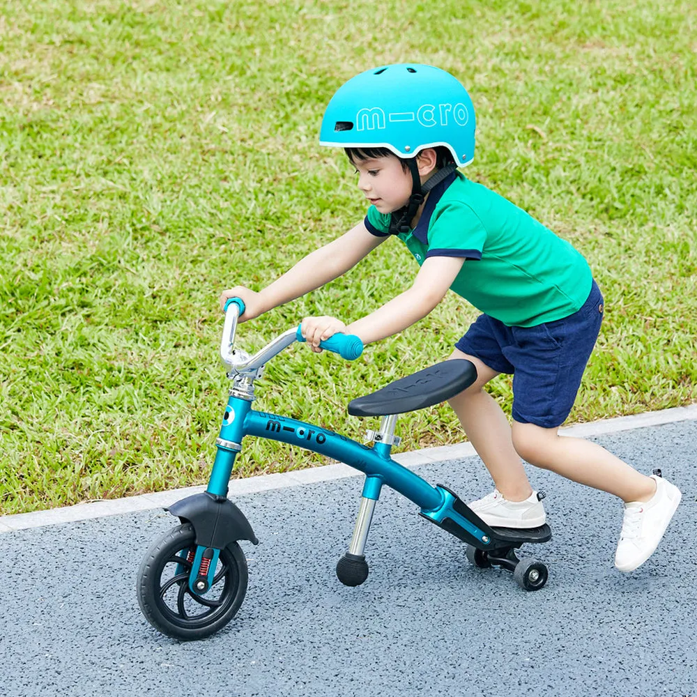 Micro Chopper 2IN1 Balance Bike Aqua *New
