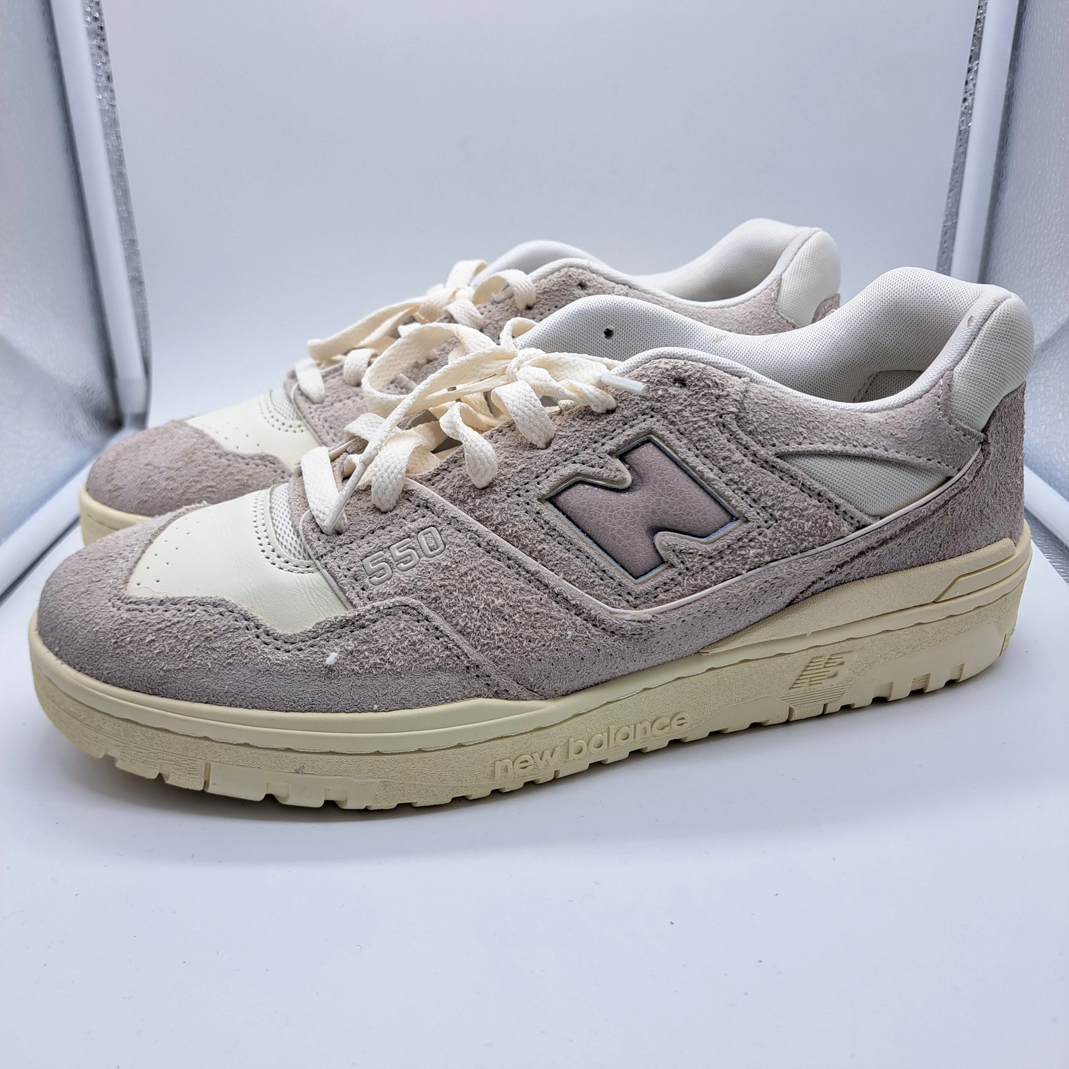 New Balance 550 ALD Grey Suede - size 11.5