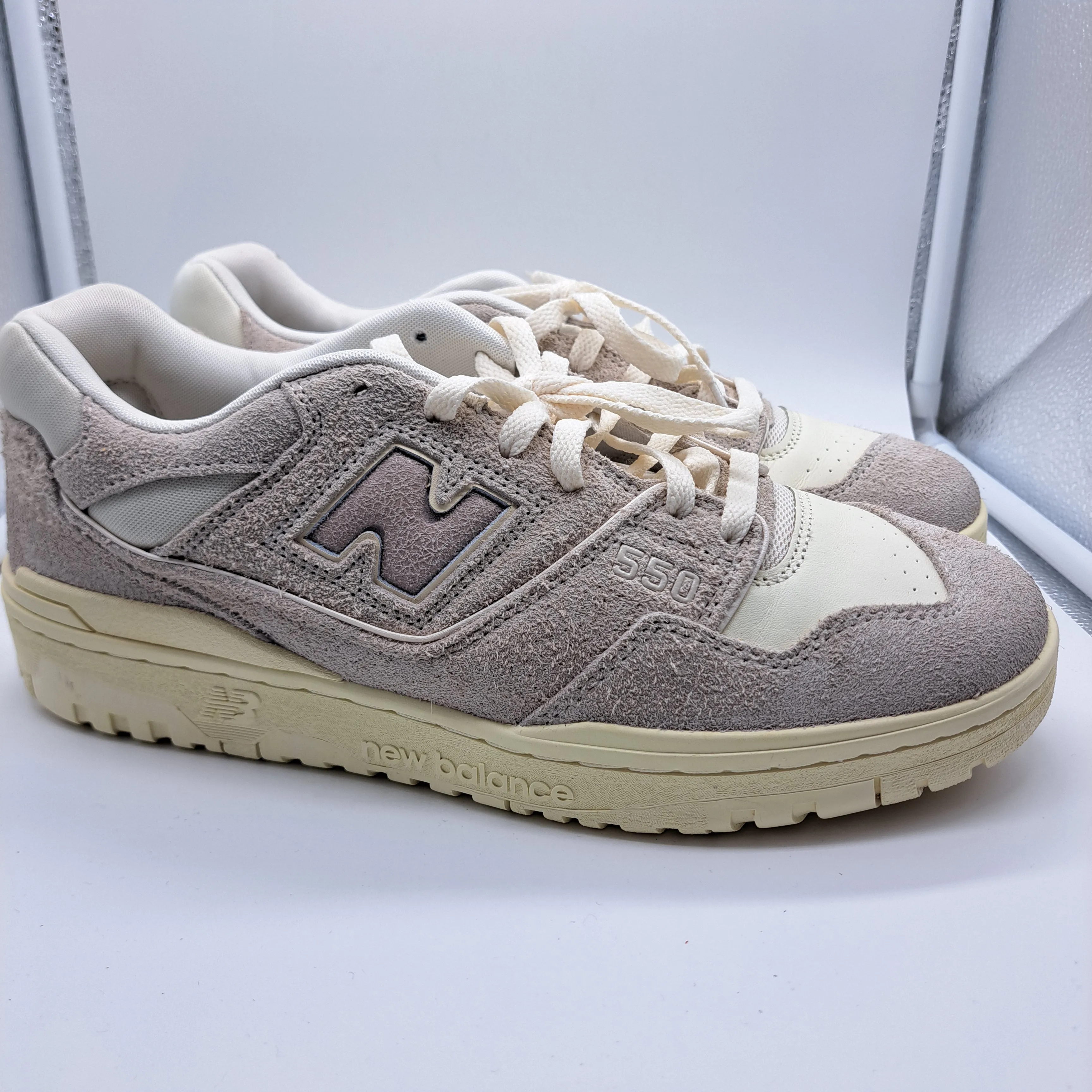 New Balance 550 ALD Grey Suede - size 11.5