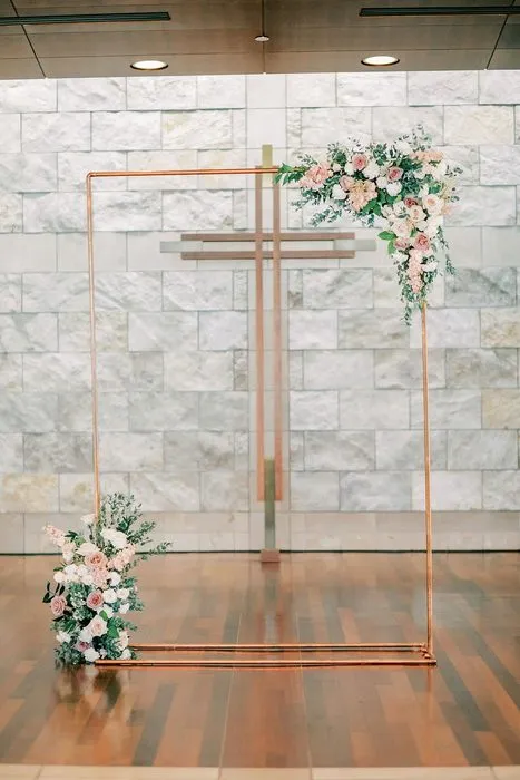 Organic Ivory and Mauve California Wedding