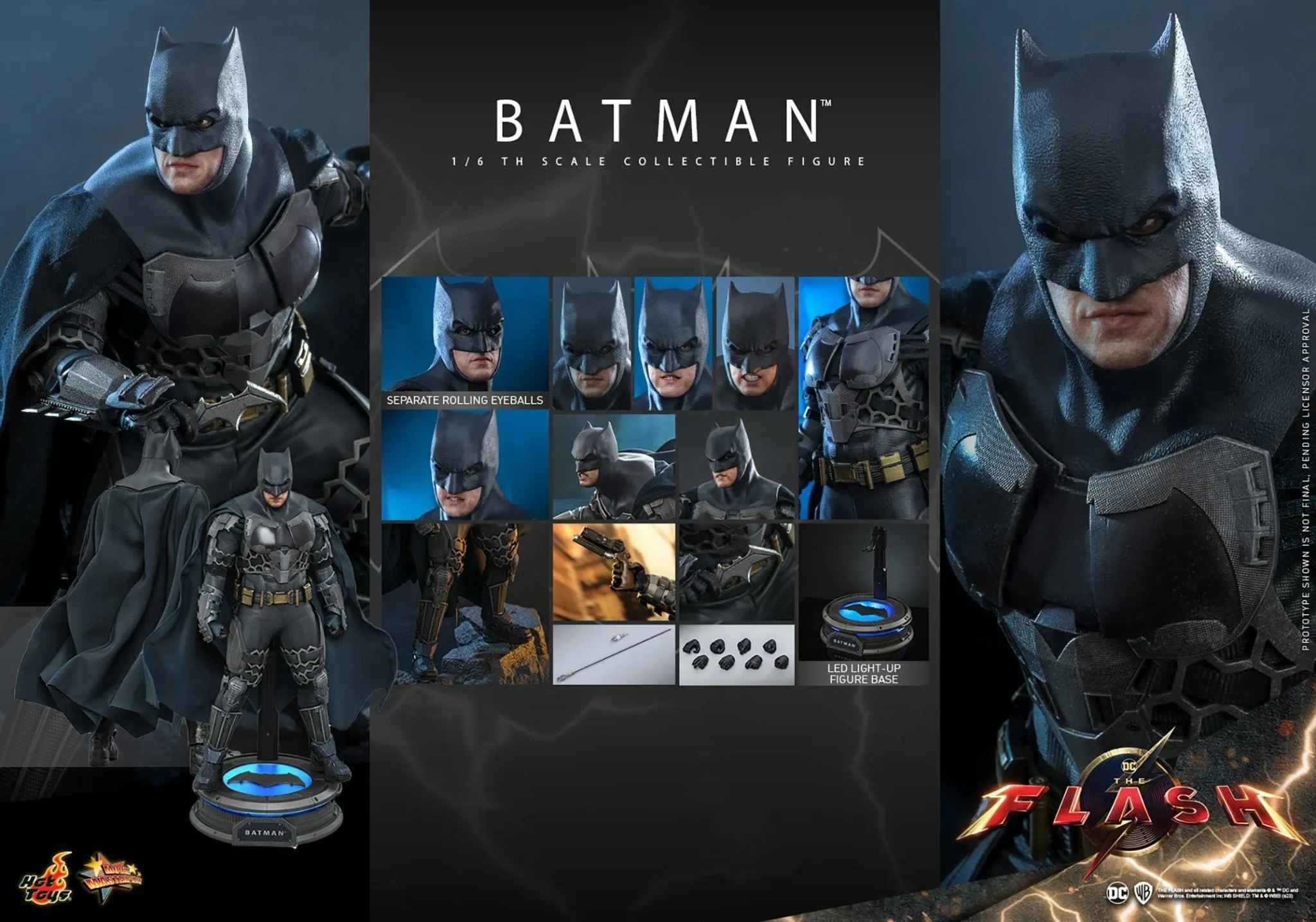 PRE-ORDER: Hot Toys The Flash: Batman Sixth Scale Figure