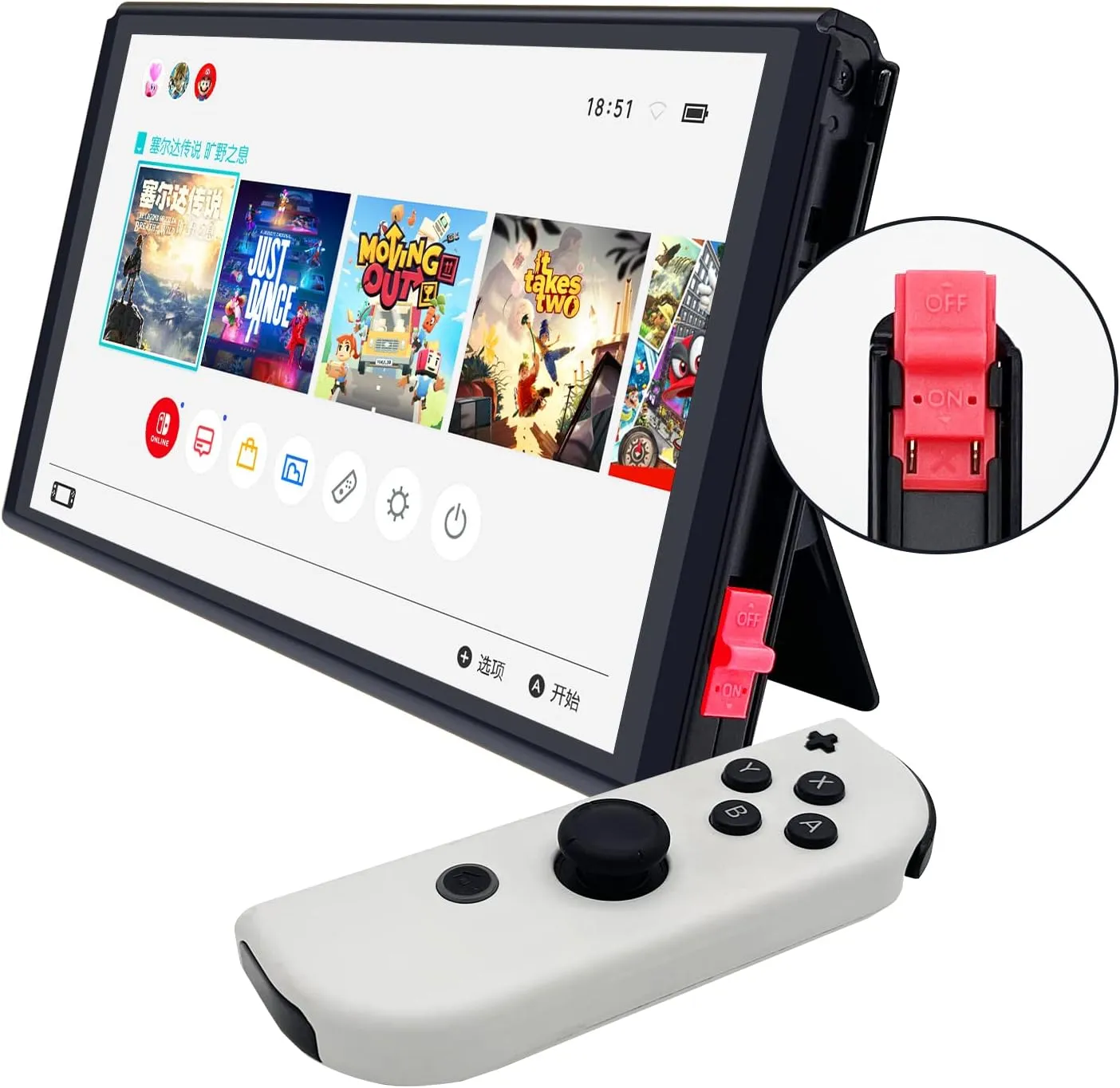 RCM Jig RCM Loader for NS Switch, RCM Clip Jig Short Circuit Tools for NS Switch Recovery Mode (red)