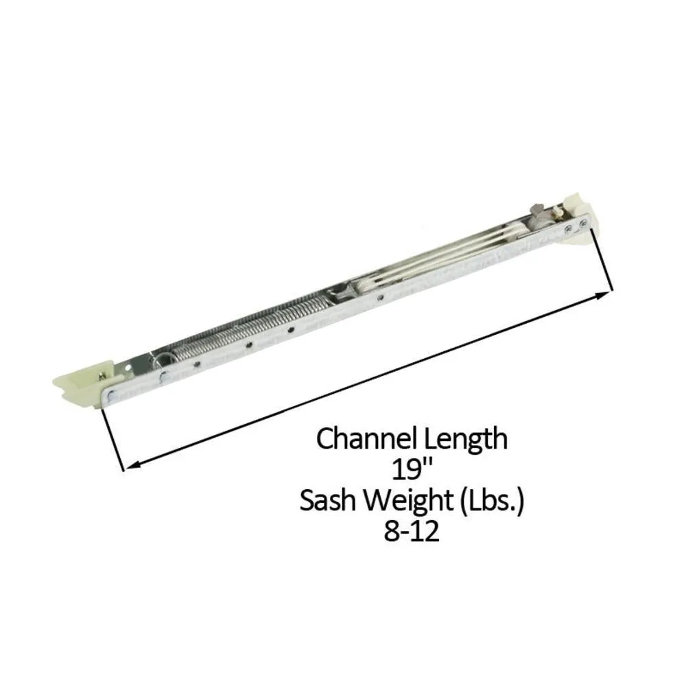 Single Hung Sliding Window 19" Sash Balance 8-12 Lbs