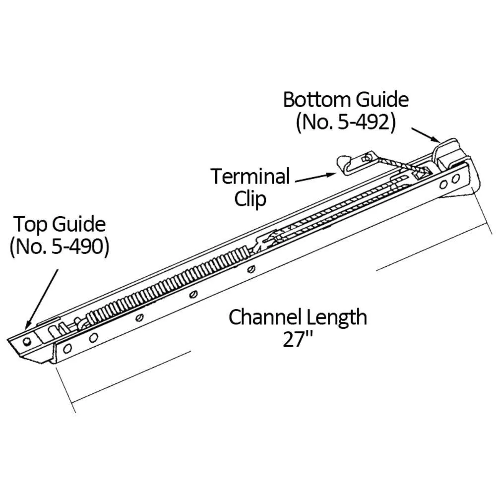 Single Hung Sliding Window 27" Sash Balance 19-26 Lbs