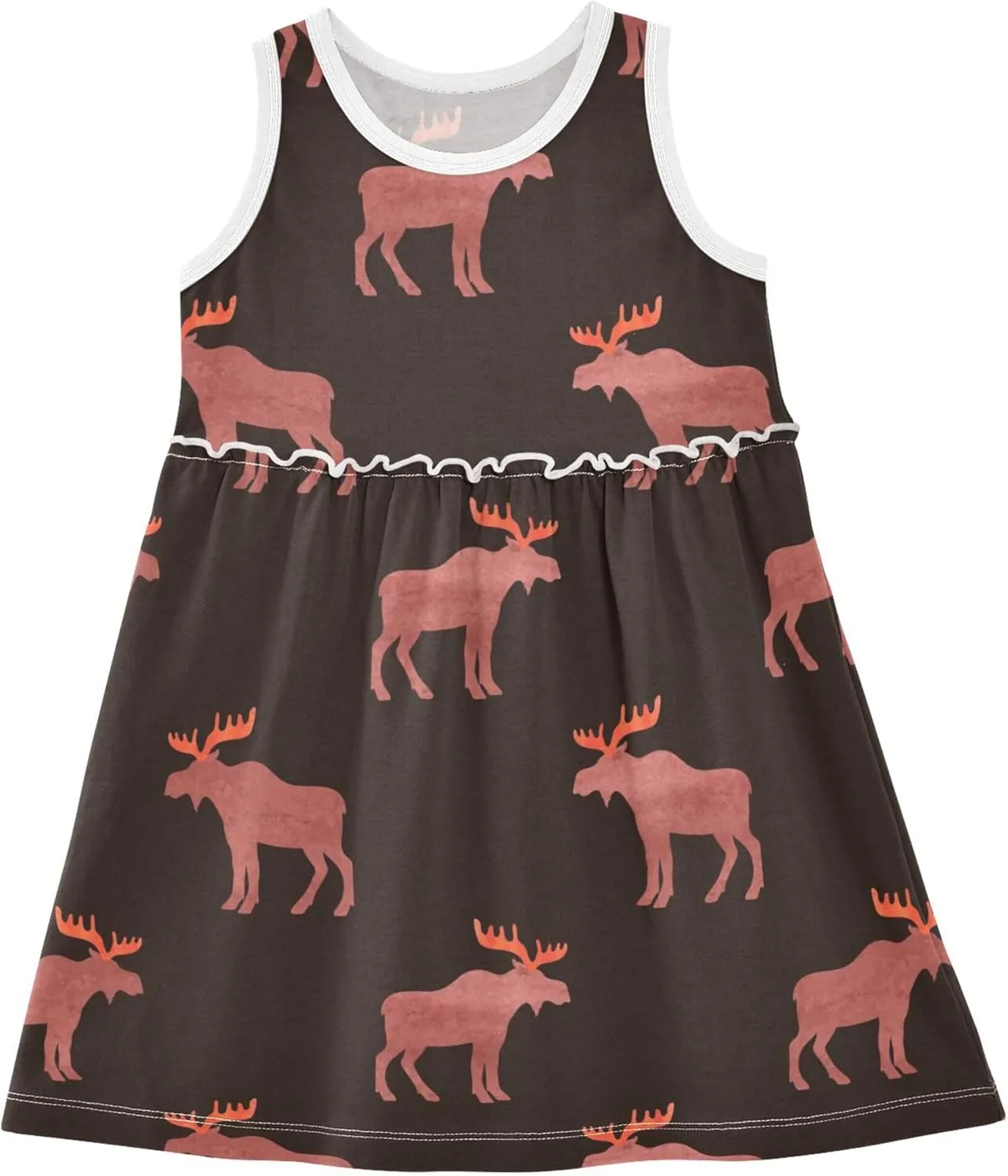 Summer Girl Dress Casual Dress Sleeveless Toddler Outfits Clothes