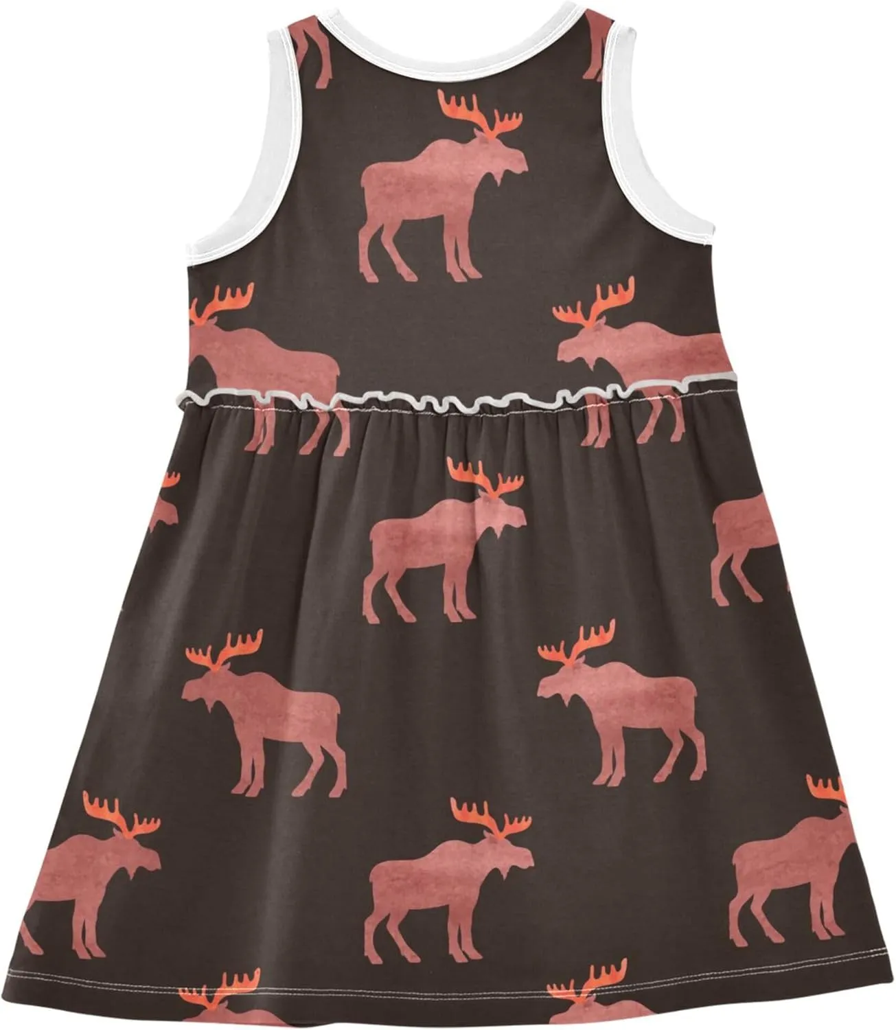 Summer Girl Dress Casual Dress Sleeveless Toddler Outfits Clothes