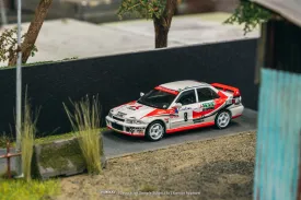 Tarmac Works 1/64 Mitsubishi Lancer Evolution Rallye Monte-Carlo 1993 #8 - GLOBAL64