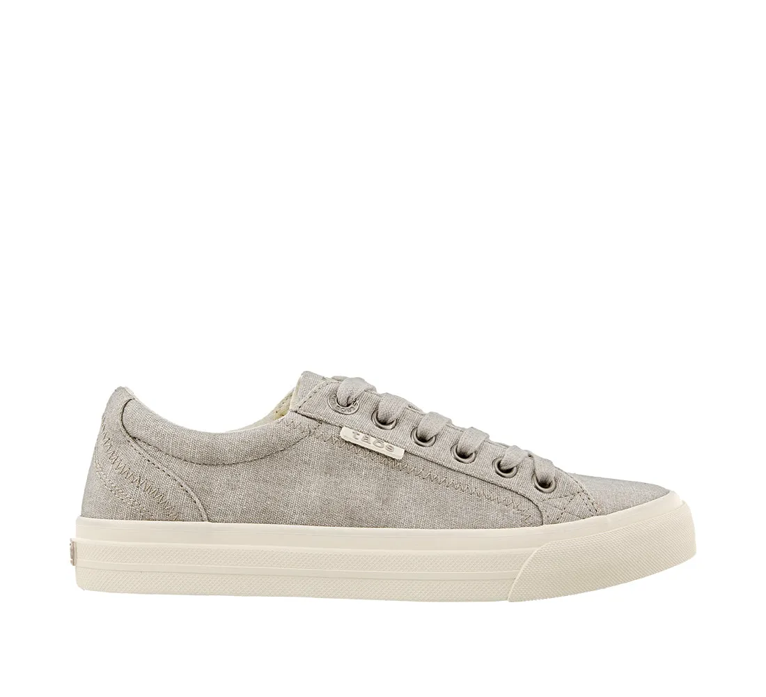 Women's Taos Plim Soul Color: Grey Wash Canvas (REGULAR & WIDE WIDTH)