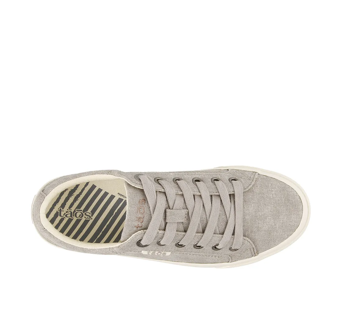 Women's Taos Plim Soul Color: Grey Wash Canvas (REGULAR & WIDE WIDTH)