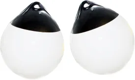 X-Haibei Pair of Boat Fenders Ball Round Anchor Buoy, Dock Bumper Ball Inflatable Vinyl Shield Protection Marine Mooring Buoys