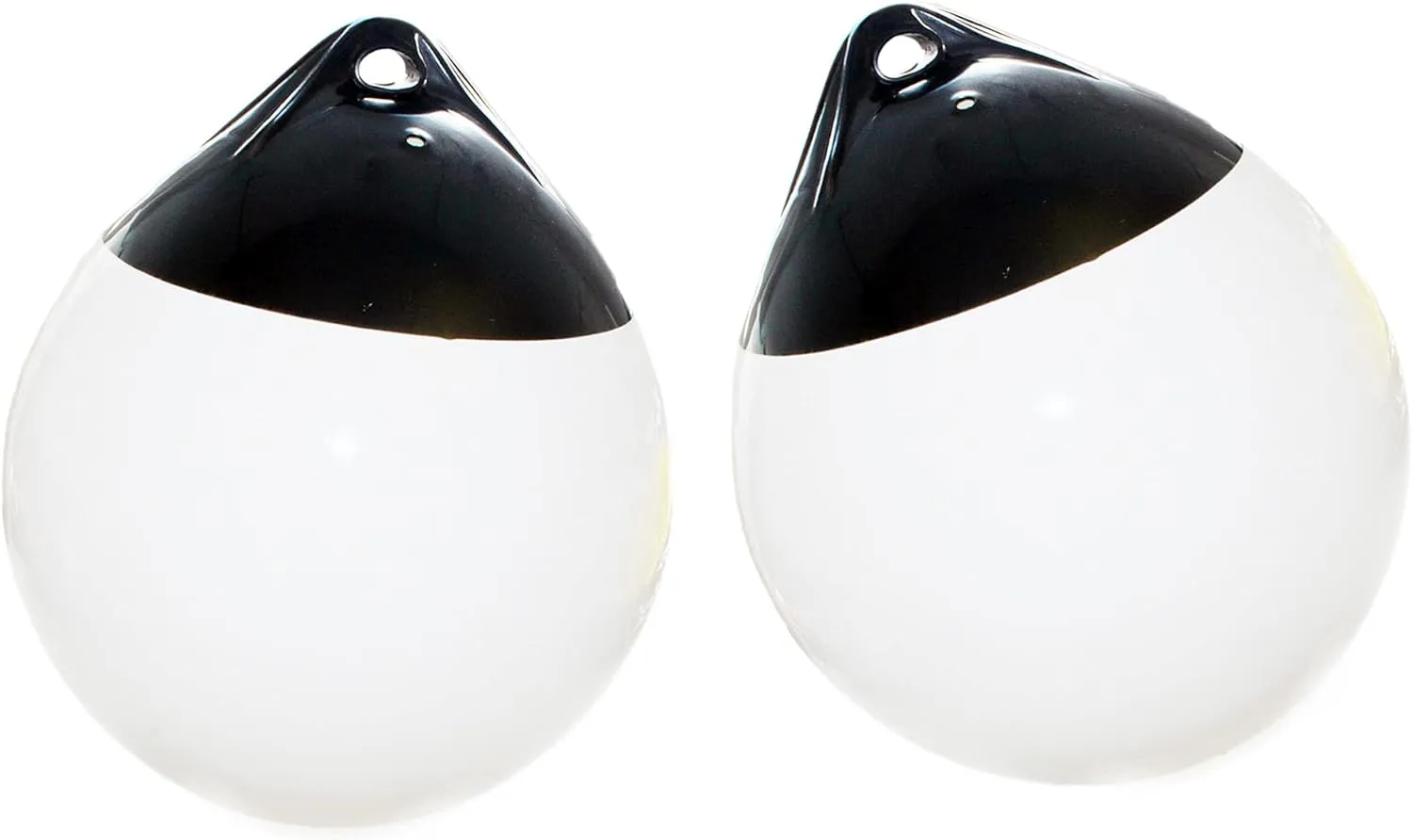 X-Haibei Pair of Boat Fenders Ball Round Anchor Buoy, Dock Bumper Ball Inflatable Vinyl Shield Protection Marine Mooring Buoys